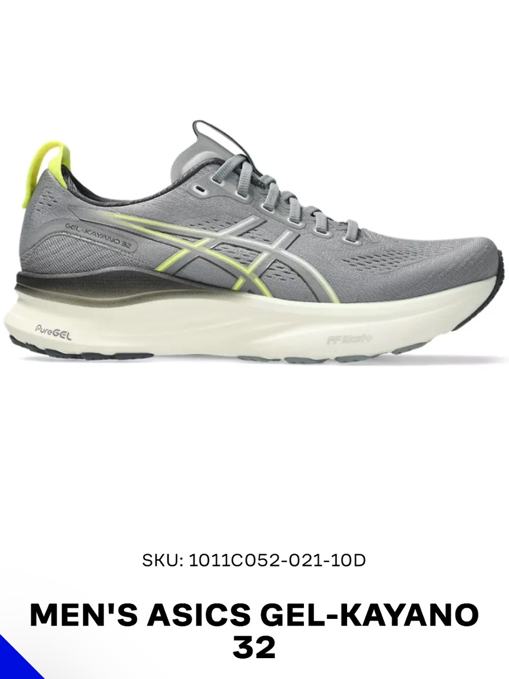 Asics Gel-Kayano 32 Gravel/citron